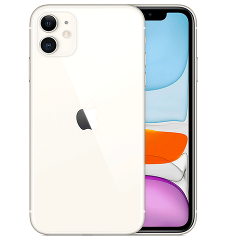 Eco-Deals - iPhone 11 White 128GB (Unlocked) - NO Face-ID