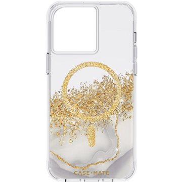 Case-Mate Antimicrobial Hardshell Case (MagSafe) - Karat Marble - iPhone 14 Pro Max