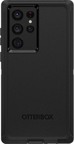 OtterBox Defender Fitted Hard Shell Case for Samsung Galaxy S22 Ultra 5G - Black