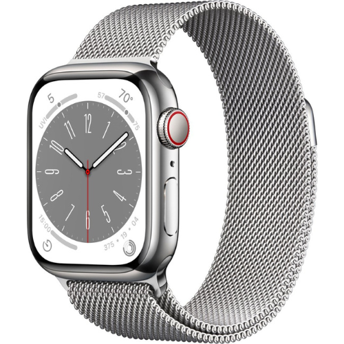 Apple Watch Series 8 45MM (GPS + Cellular) - Silver Stainless Steel