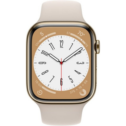 Apple Watch Series 8 41MM (GPS + Cellular) - Gold Stainless Steel